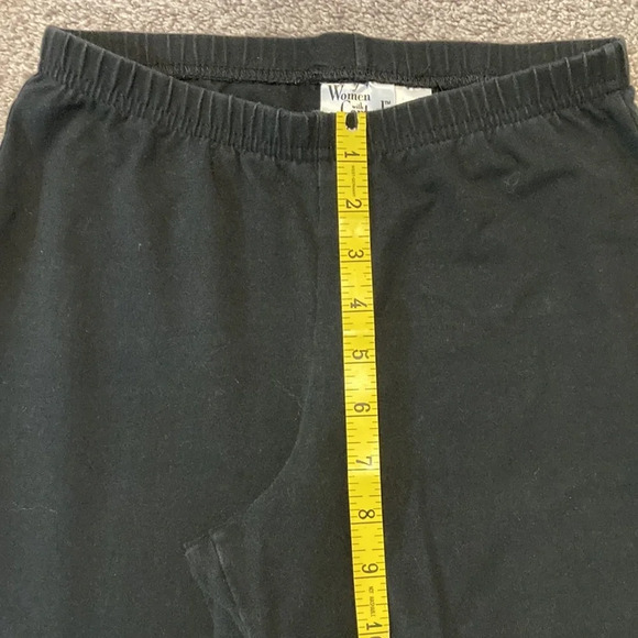 Women With Control Black Stretch Knit Pants XSP - Picture 5 of 12